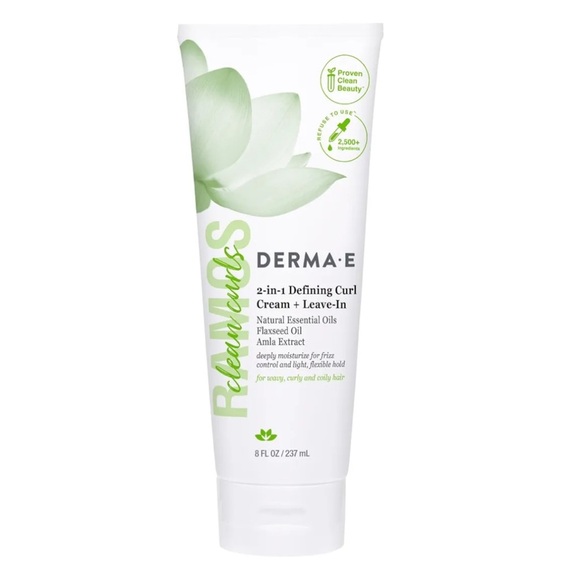 DERMA E Ramos 2-in-1 Defining Curl Cream + Leave-In - Picture 1 of 6